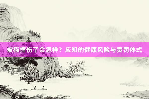 被猫握伤了会怎样？应知的健康风险与责罚体式